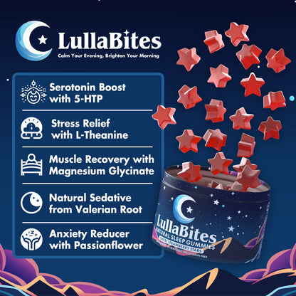 LULLA BITES - Natural Sleeping Gummies