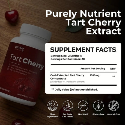 Veloir Tart Cherry Extract — Support Healthy Inflammatory Response & Uric Acid Balance