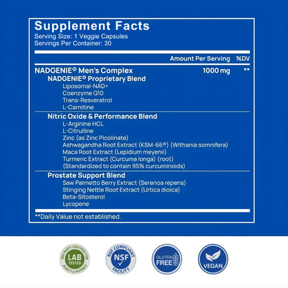 Veloir NAD+ Supplement for Men