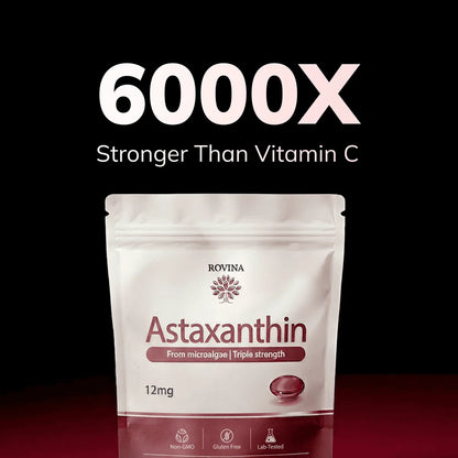 Astaxanthin 12 mg Softgels – Natural Antioxidant Support for Skin, Heart & Energy